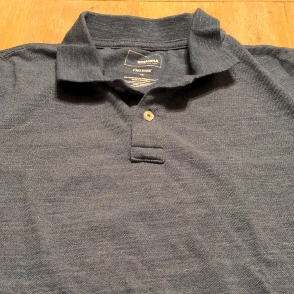 Sonoma Blue short sleeve polo shirt